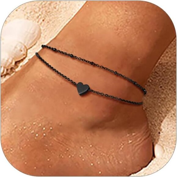 Stainless Steel Anklet Women Adjustable 8-10.5 Inch Link Chain Beach Jewelry - Picture 1 of 7